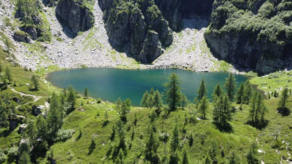 Vista aerea del Lago d'Efra