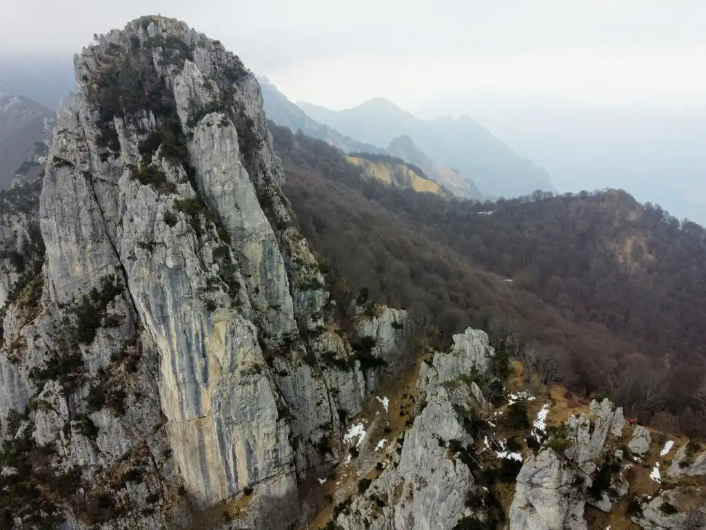 An aerial view of Sasso Grande